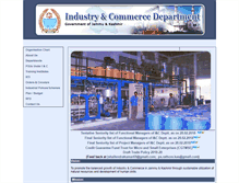 Tablet Screenshot of jkindustriescommerce.nic.in